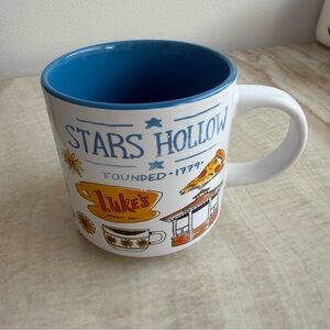 Stars Hollow Blue and White Mug